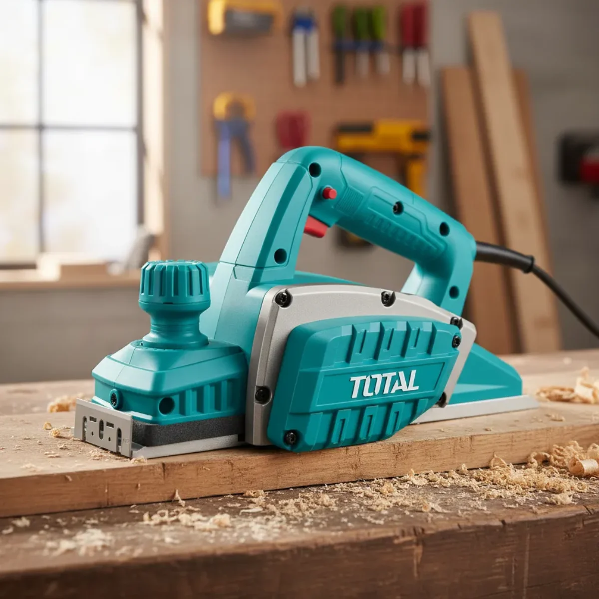 Cepillo Eléctrico para Madera Total 550W