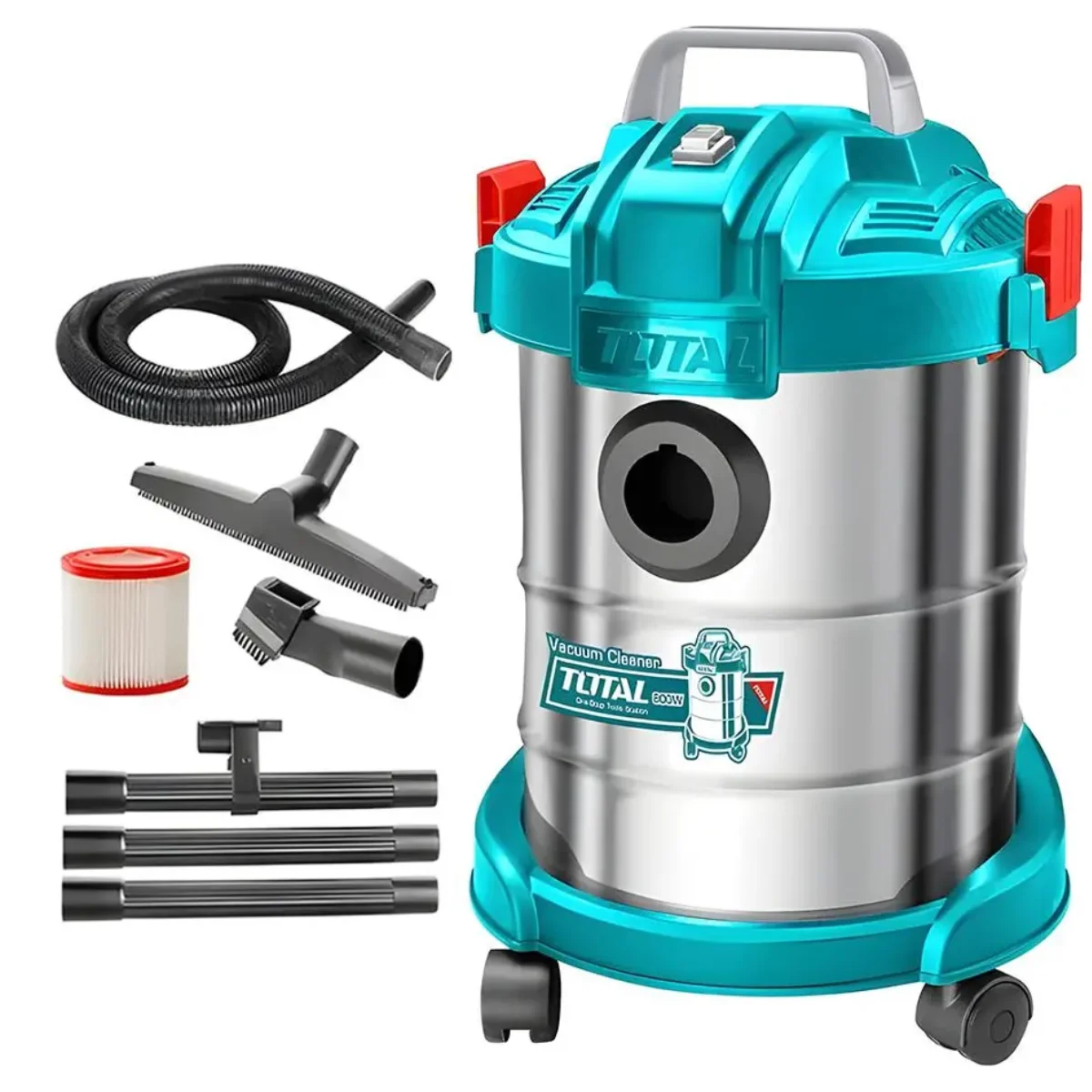 Aspiradora Seco y Húmedo Total 800W 12L